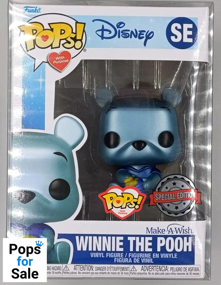 SE Winnie the Pooh (MakeAWish) Metallic - Disney Funko POP