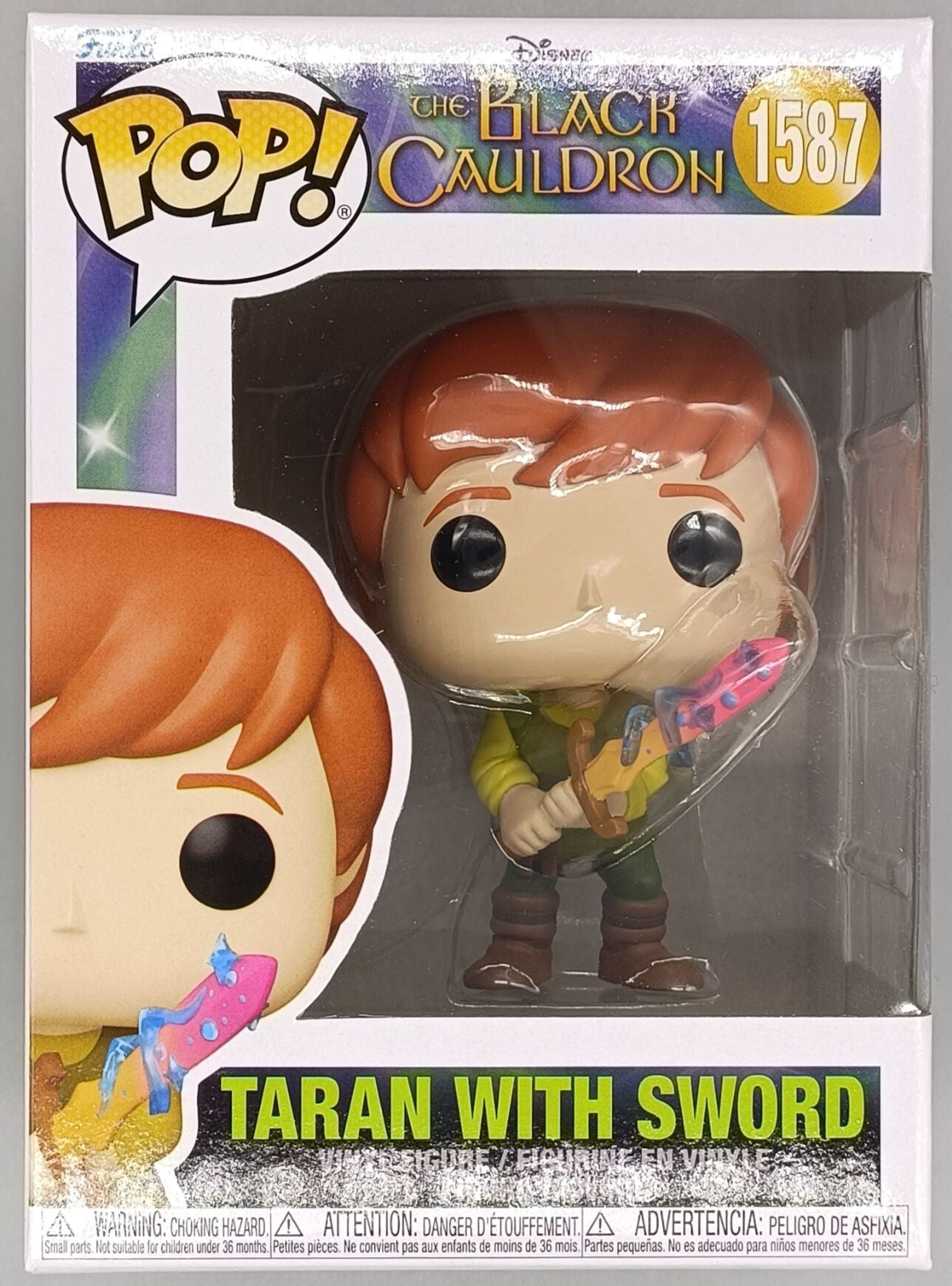 1587 Taran with Sword - Disney The Black Cauldron Funko POP - Brand New