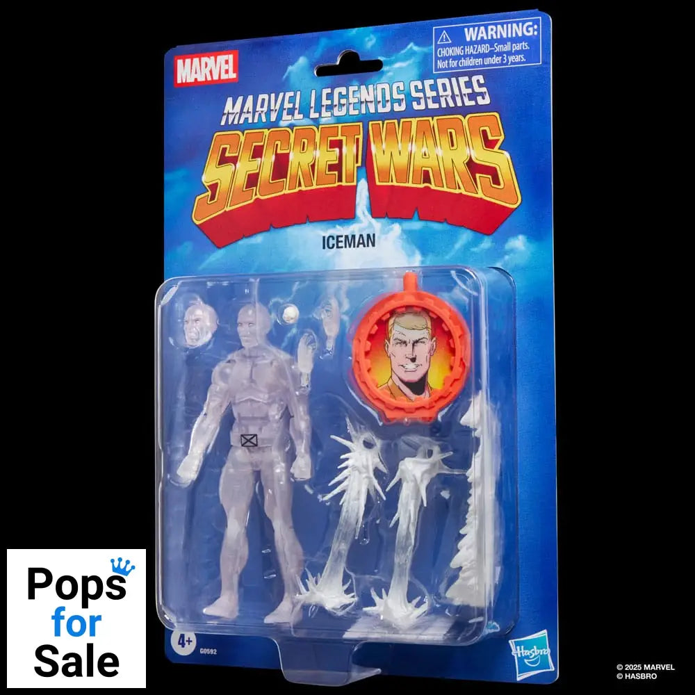 Secret Wars Marvel Legends Retro Action Figure Iceman 15 cm