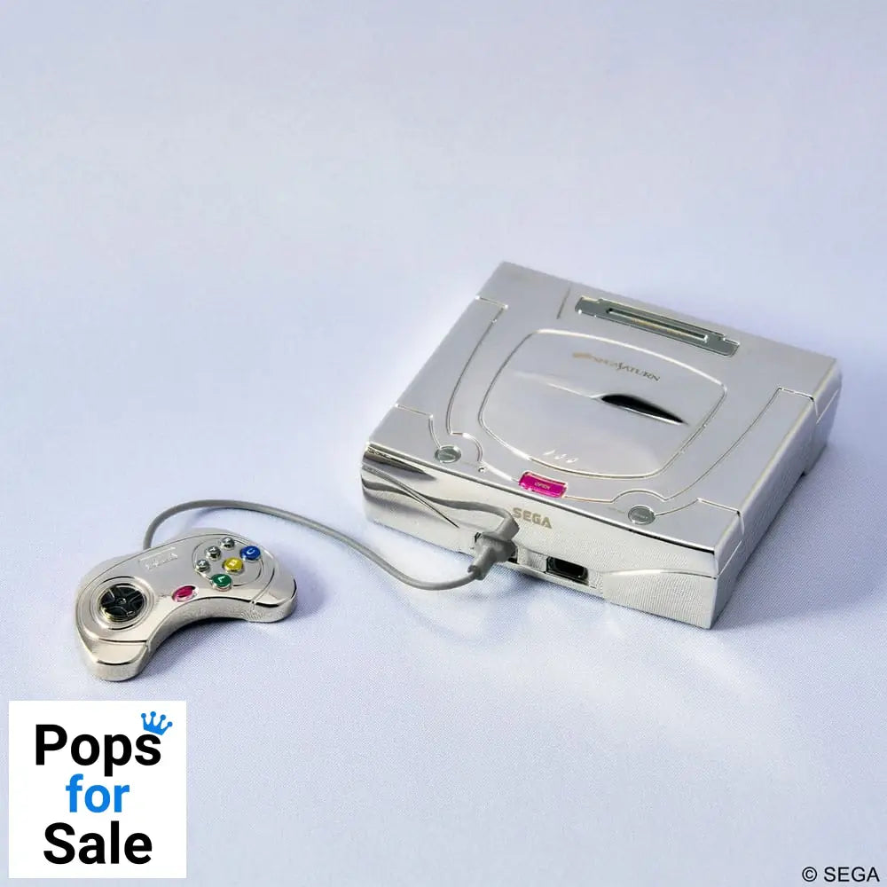 Sega Hardware Series Bright Arts Gallery Diecast Mini Figure Sega Saturn White