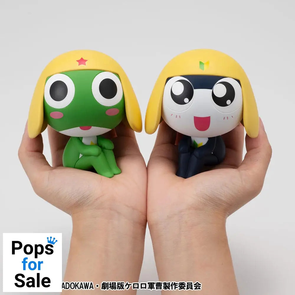 Sergeant Frog Look Up PVC Statue Keroro & Tamama Set (with gift) 11 cm