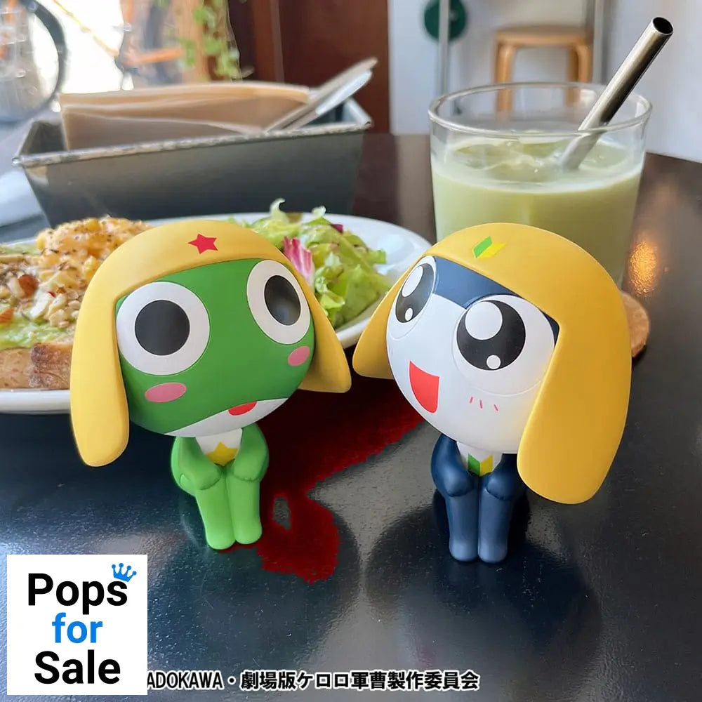 Sergeant Frog Look Up PVC Statue Keroro & Tamama Set (with gift) 11 cm