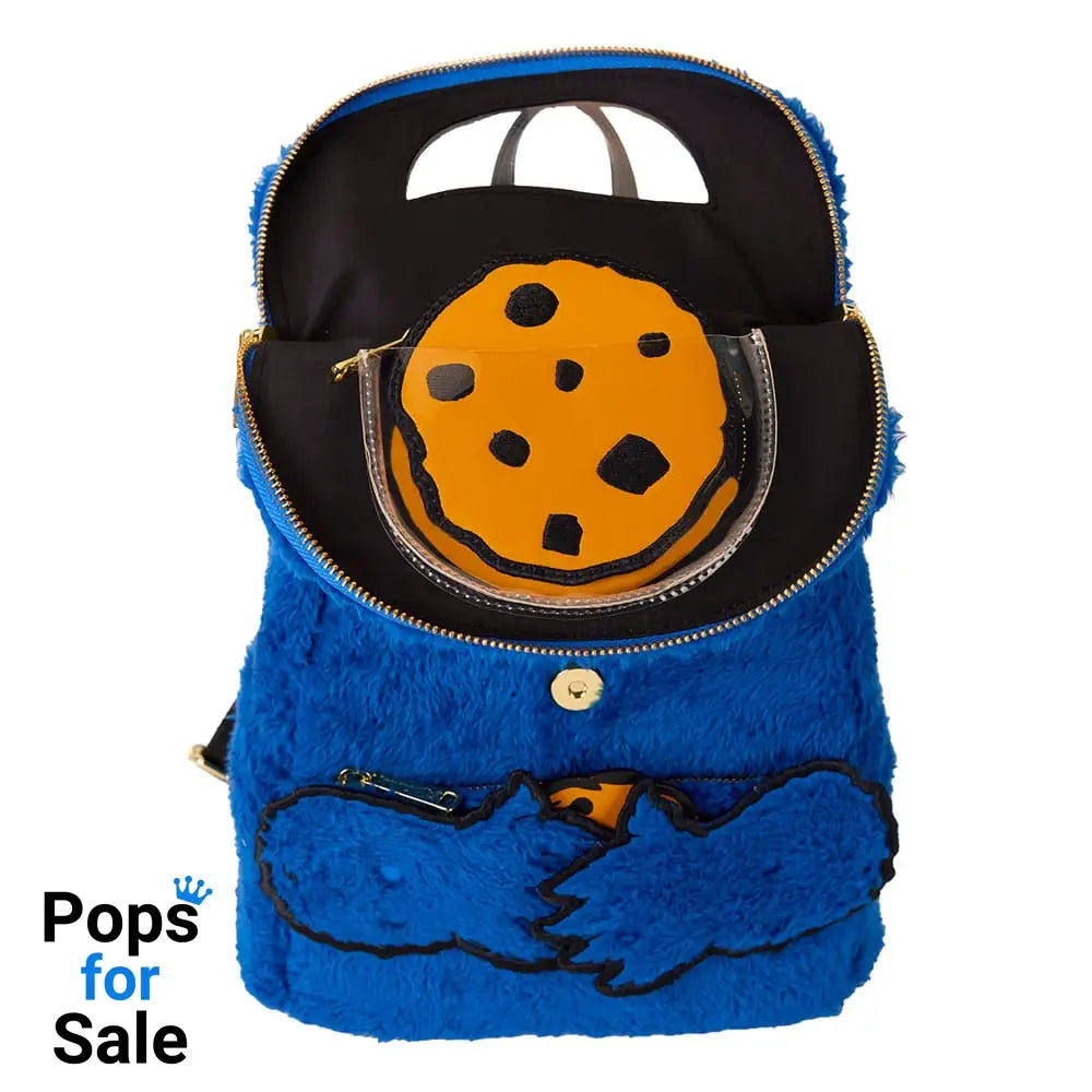 Sesame Street by Loungefly Plush Mini Backpack Cookie Monster