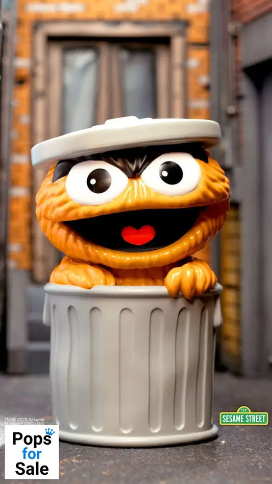 Sesame Street FUN! FUN! Vinyl Action Figure Oscar the Grouch (Orange) 13 cm