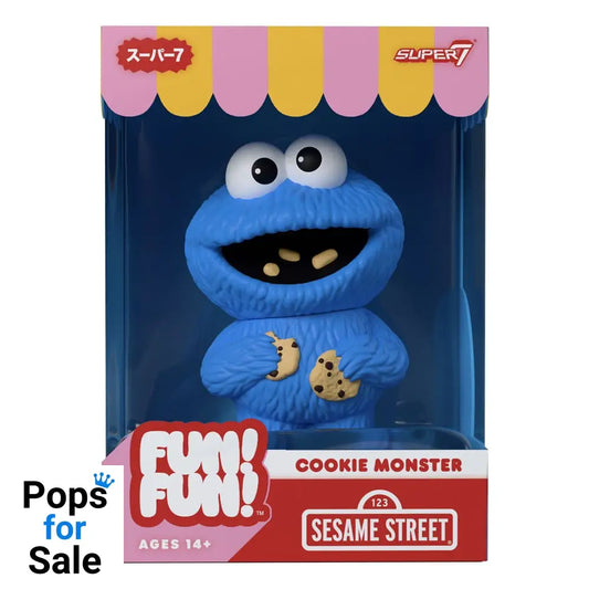 Sesame Street FUN! FUN! Vinyl Action Figure Wave 02 Cookie Monster 13 cm