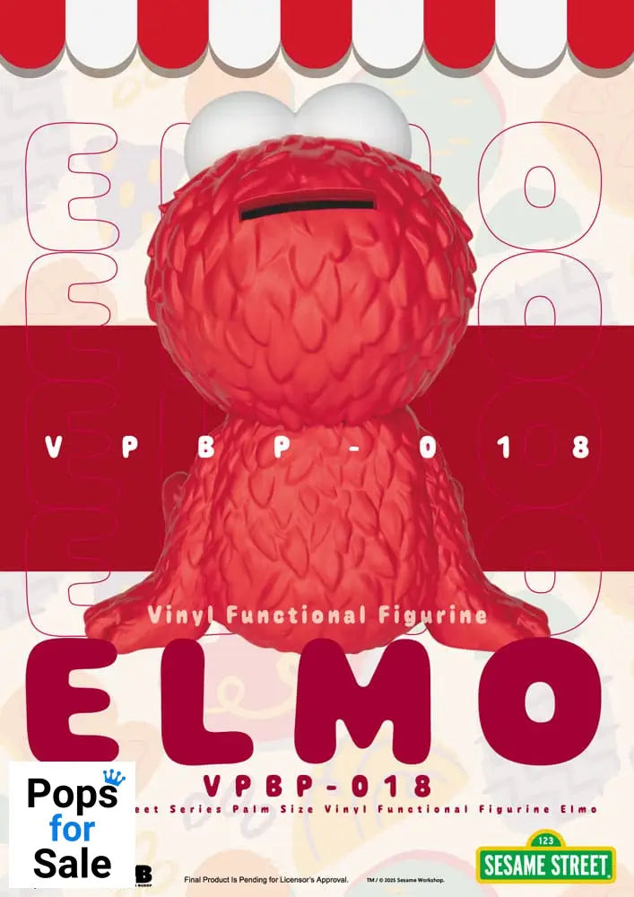 Sesame Street Piggy Vinyl Bank Elmo 12 cm