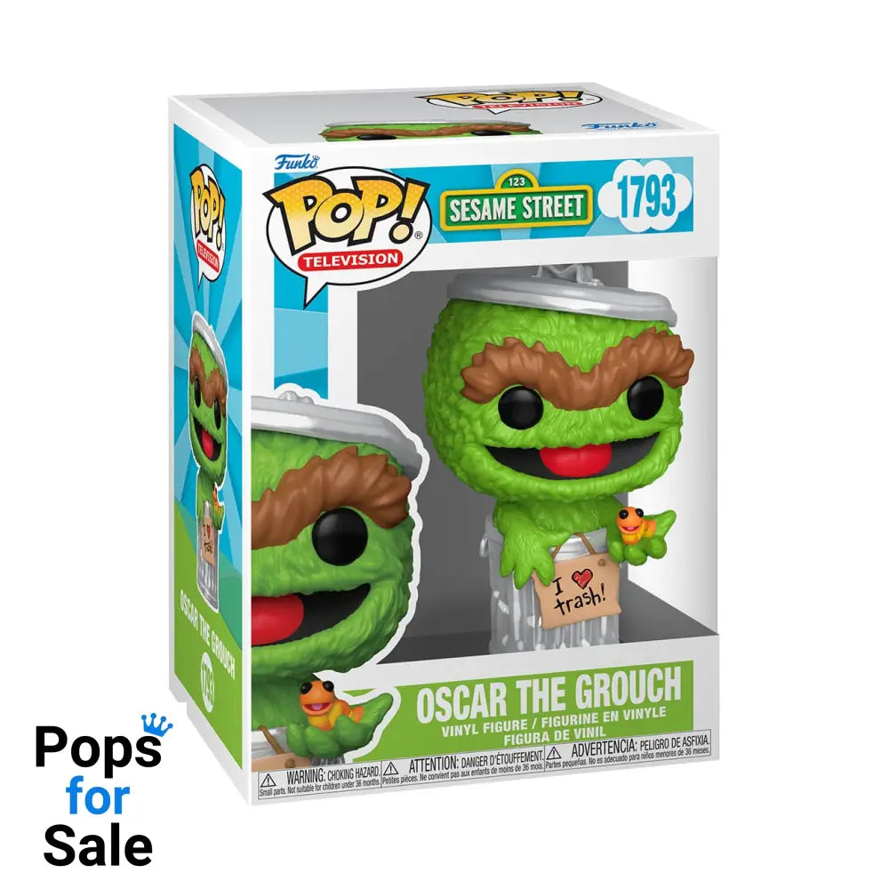 Sesame Street POP! TV Vinyl Figure Oscar the Grouch 9 cm