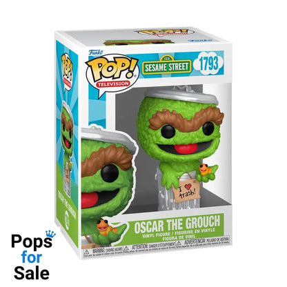Sesame Street POP! TV Vinyl Figure Oscar the Grouch 9 cm