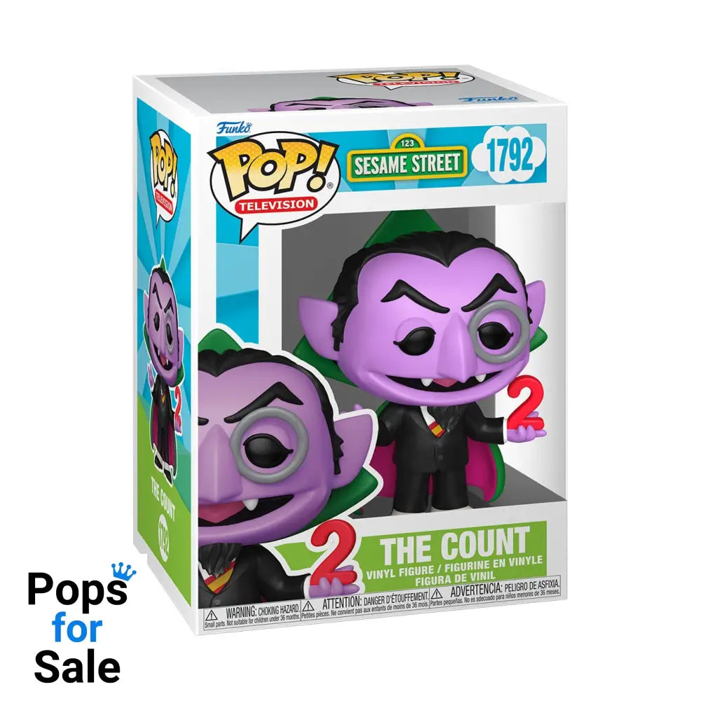 Sesame Street POP! TV Vinyl Figure The Count 9 cm