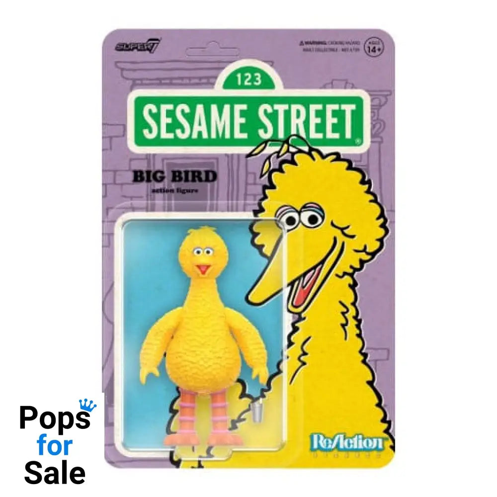 Sesame Street ReAction Action Figure Wave 03 Big Bird 10 cm Action figures