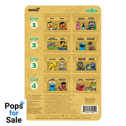 Sesame Street ReAction Action Figure Wave 04 Alligator King & 7th Son 10 cm