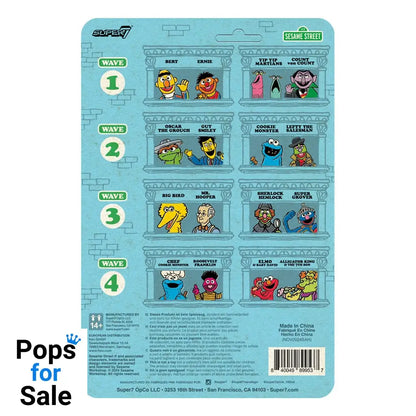 Sesame Street ReAction Action Figure Wave 04 Roosevelt Franklin 10 cm