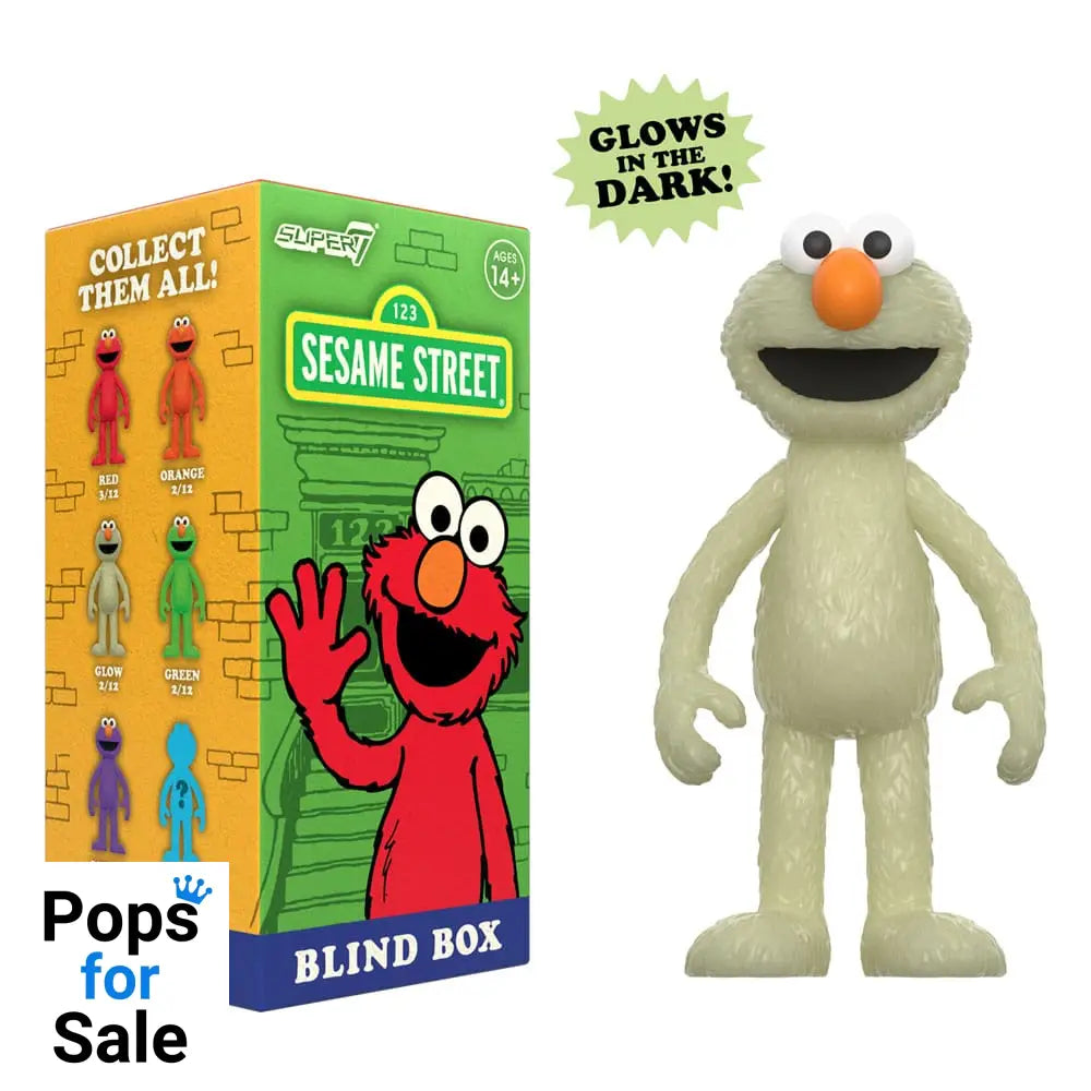 Sesame Street ReAction Action Figures 10 cmWave 04 Elmo Blind Box Display (12)