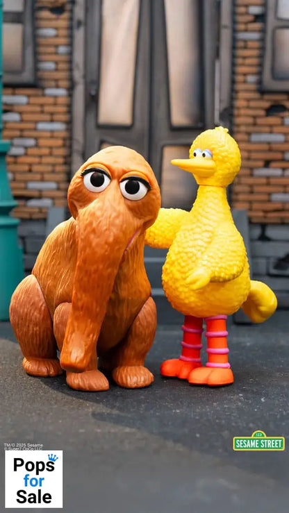Sesame Street ReAction Action Figures 2-Pack Big Bird and Mr. Snuffleupagus 10 cm Action figures