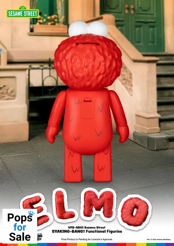 Sesame Street Syaing Bang Vinyl Piggy Bank Elmo 47 cm