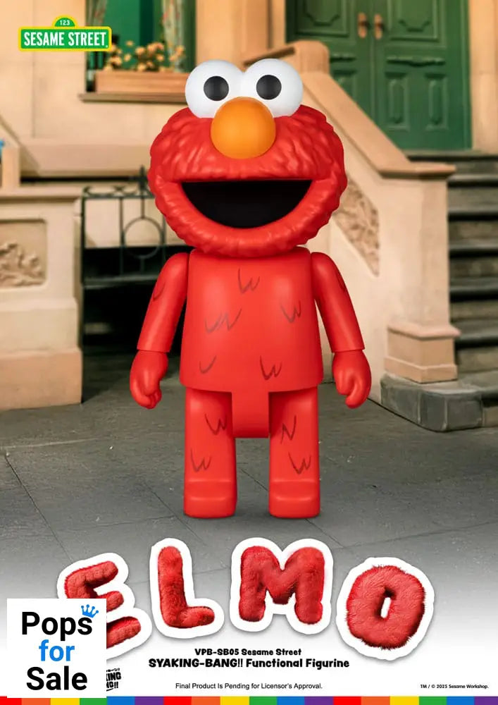 Sesame Street Syaing Bang Vinyl Piggy Bank Elmo 47 cm