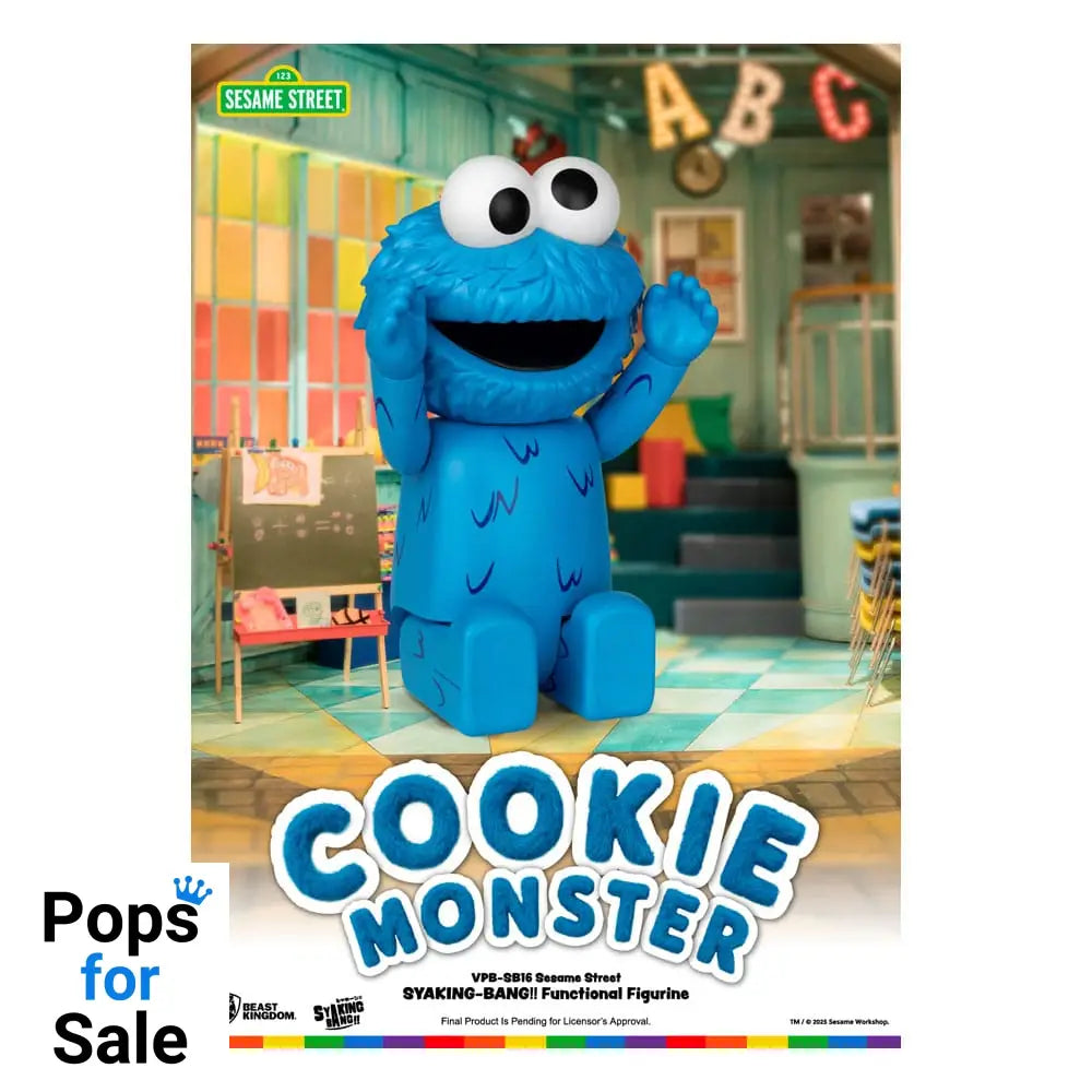 Sesame Street Syaking Bang Series PVC coin bank Cookie Monster 47 cm