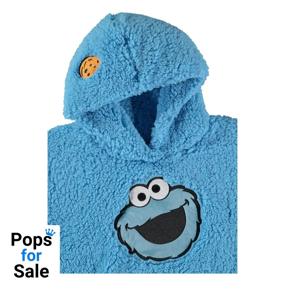 Sesame Street Teddy Hooded Sweater Cookie Monster Size M