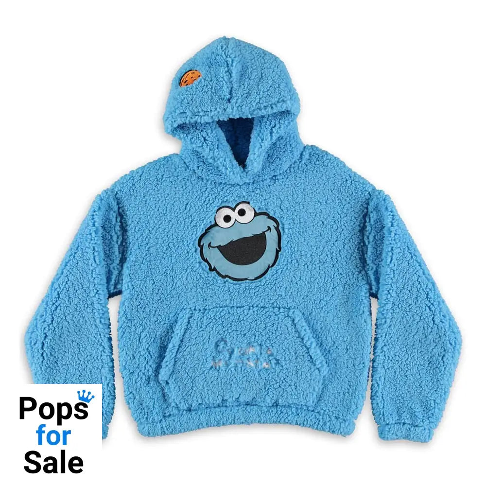 Sesame Street Teddy Hooded Sweater Cookie Monster Size S