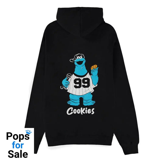 Sesame Street Zipper Hoodie Cookie Monster 99 Cookies Size XL T-shirts