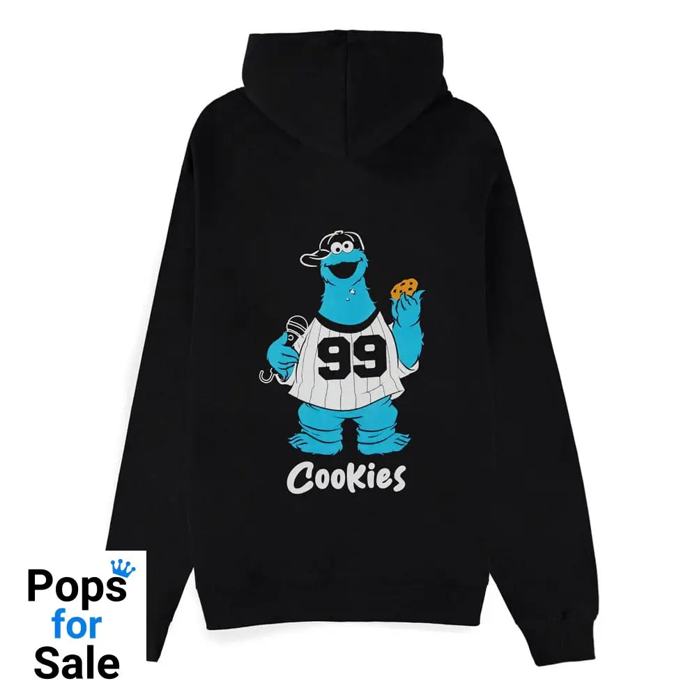 Sesame Street Zipper Hoodie Cookie Monster 99 Cookies Size XL
