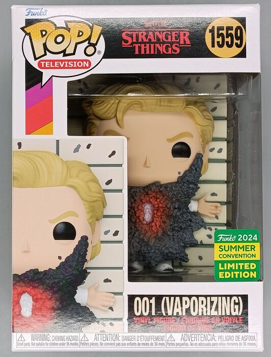 1559 001 (Vaporizing) - Stranger Things - 2024 Con Funko POP - Brand New