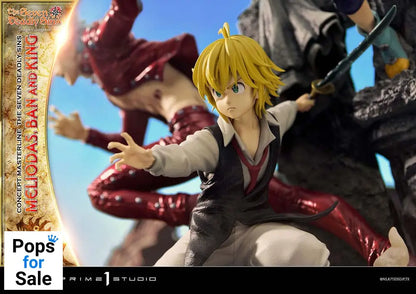 Seven Deadly Sins Concept Masterline Series Statue Meliodas Ban and King 55 cm Statues