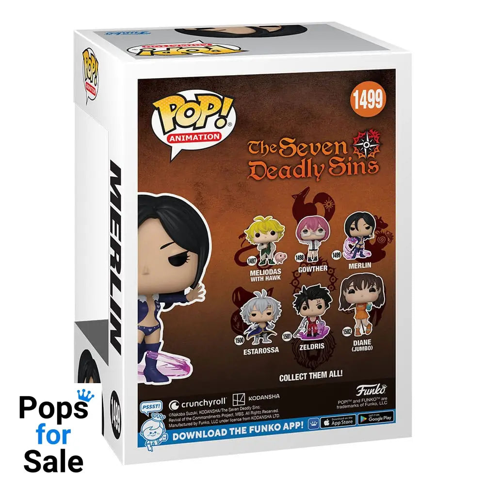 Seven Deadly Sins Pop! Animation Vinyl Figure Merlin 9 cm