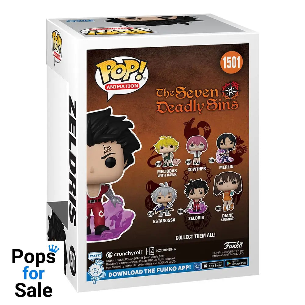 Seven Deadly Sins Pop! Animation Vinyl Figure Zeldris 9 cm