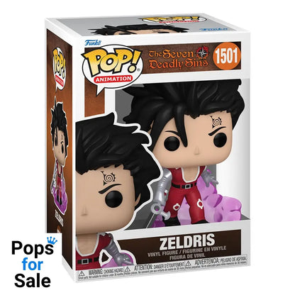 Seven Deadly Sins Pop! Animation Vinyl Figure Zeldris 9 cm