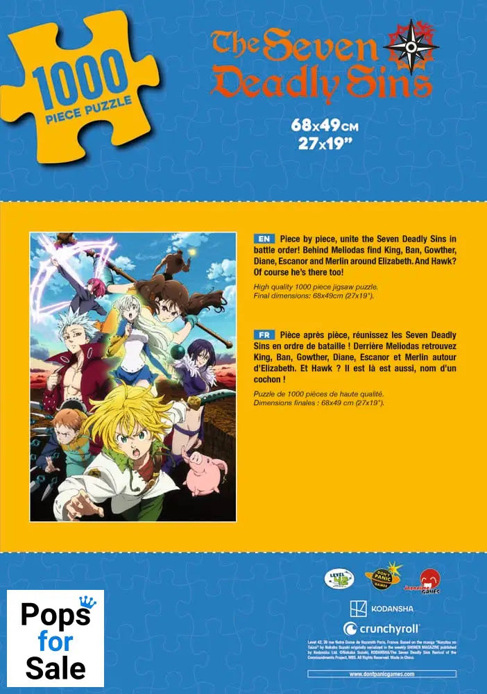 Seven Deadly Sins Puzzle Characters (1000 pieces)