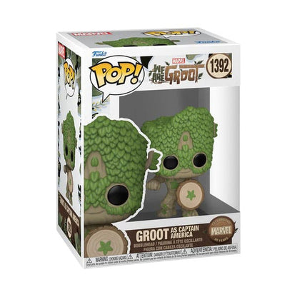 1392 Groot as Captain America - Marvel We Are Groot Funko POP - Brand New - ON DEMAND