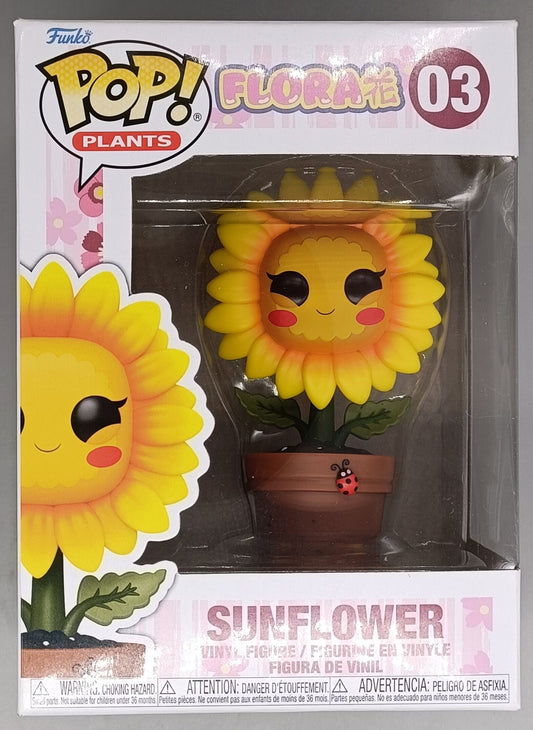 03 Sunflower - Flora - Funko POP - Box Damaged