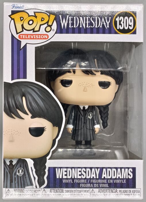 #1309 Wednesday Addams - Wednesday - Box Damaged Funko POP