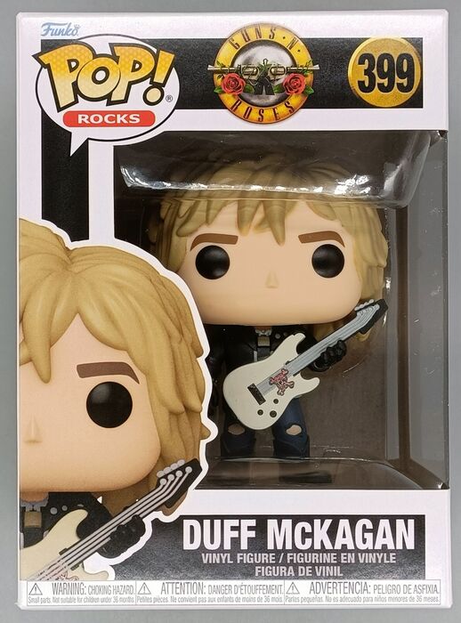399 Duff McKagan (1980's) Guns N´ Roses Rocks Funko POP - Brand New