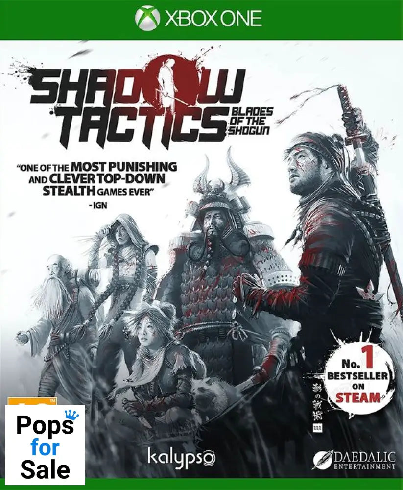 Shadow Tactics: Blades of the Shogun for Microsoft Xbox One (XB1) - NEW