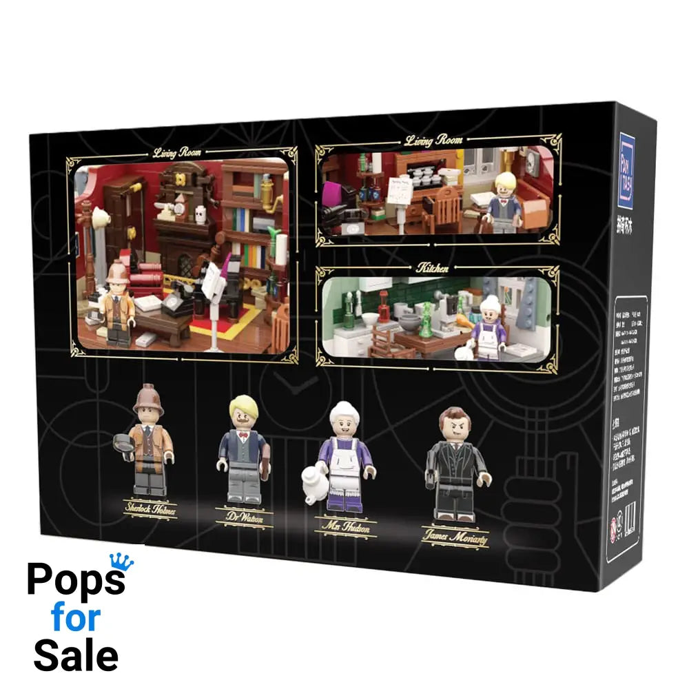 Sherlock Holmes Construction Set Sherlock Holmes 221B baker.st 9 cm