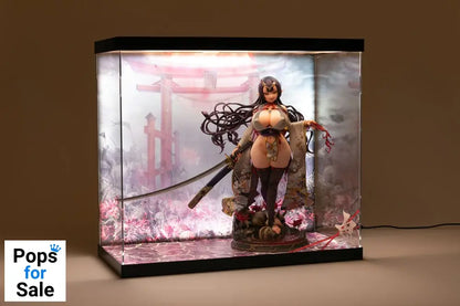 SHINSAI Acrylic Display Case with Lighting Inbina Rasethuhime Saki 39 cm Statues