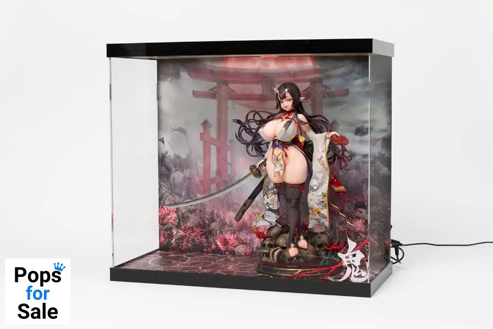 SHINSAI Acrylic Display Case with Lighting Inbina Rasethuhime Saki 39 cm