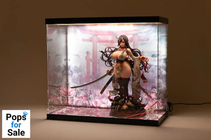 SHINSAI Acrylic Display Case with Lighting Inbina Rasethuhime Saki 39 cm Statues