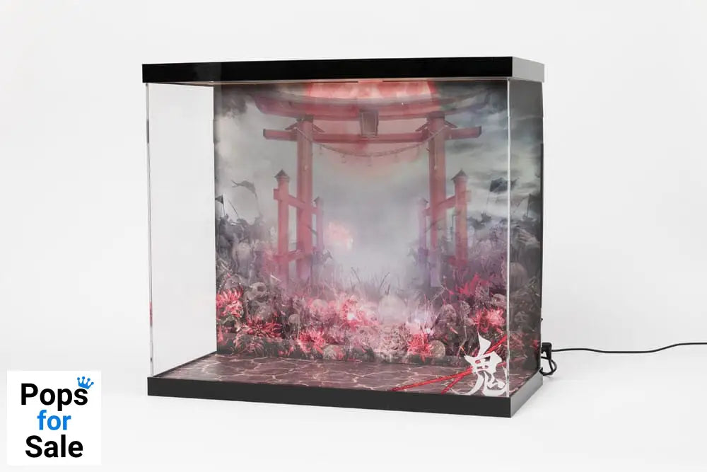 SHINSAI Acrylic Display Case with Lighting Inbina Rasethuhime Saki 39 cm