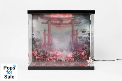 SHINSAI Acrylic Display Case with Lighting Inbina Rasethuhime Saki 39 cm Statues