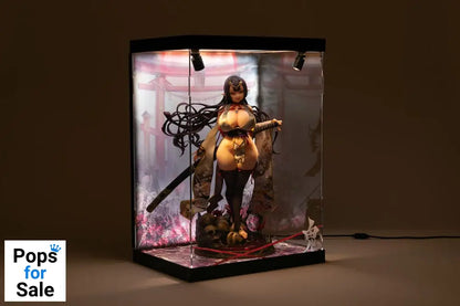 SHINSAI Acrylic Display Case with Lighting Inbina Rasethuhime Saki M Edition 39 cm Statues