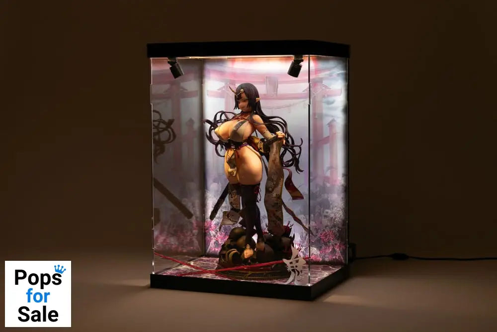 SHINSAI Acrylic Display Case with Lighting Inbina Rasethuhime Saki M Edition 39 cm