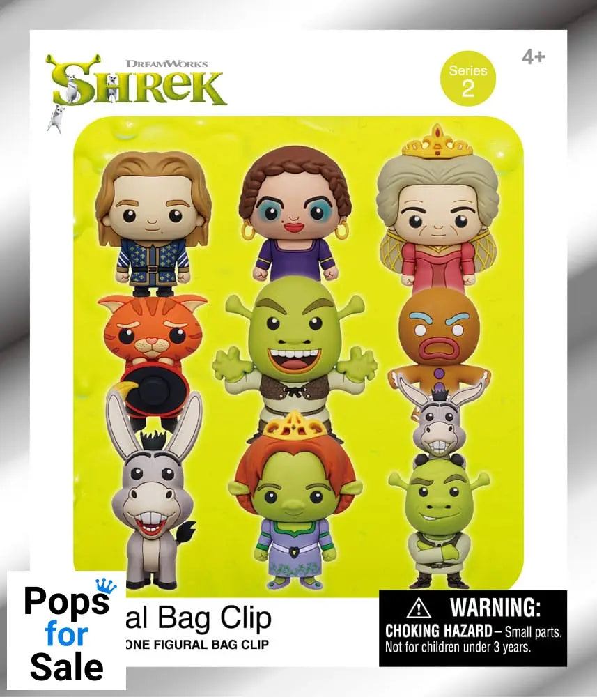 Shrek PVC Bag Clips Series 2 Display (24)