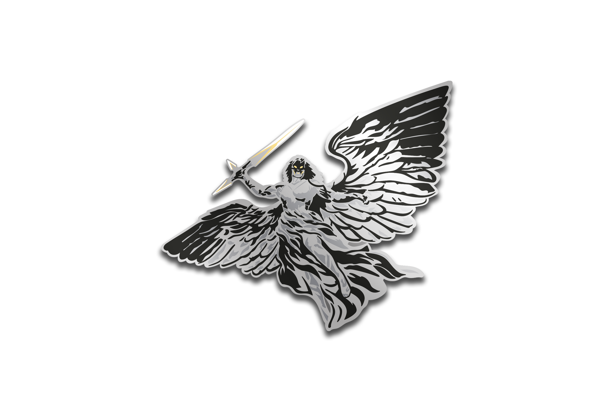 Pinfinity AR Pin: Platinum Angel Limited Edition XL - Magic the Gathering Secret Lair PMTGSL009 Pin