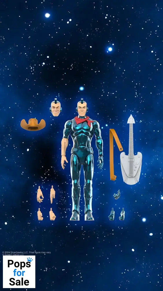 SilverHawks Ultimates Action Figure Bluegrass (Toy Version - Vac Metal) 18 cm