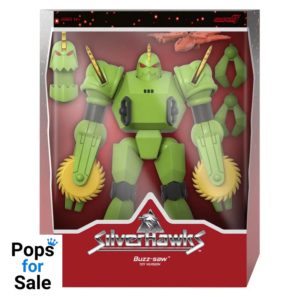 SilverHawks Ultimates Action Figure Buzz-Saw (Toy Version) 18 cm