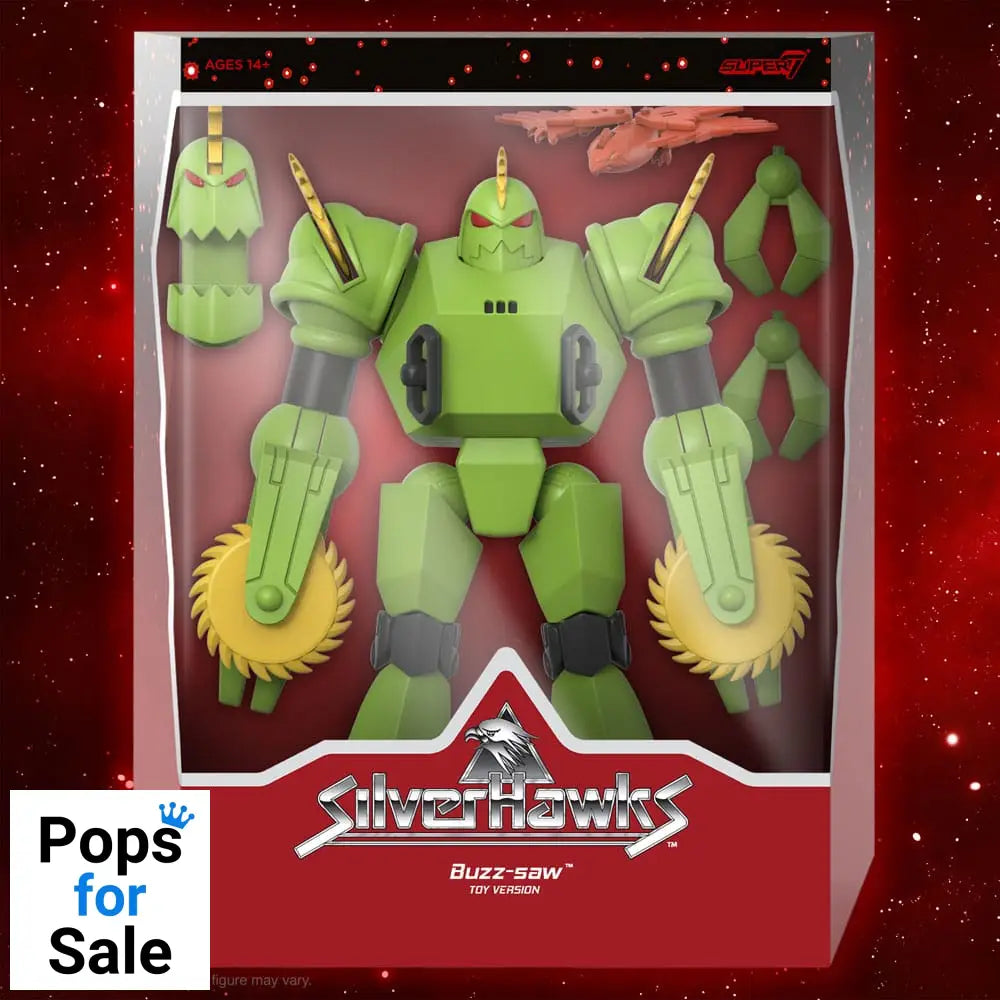 SilverHawks Ultimates Action Figure Buzz-Saw (Toy Version) 18 cm