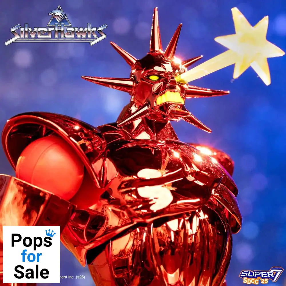 SilverHawks Ultimates Action Figure Mon*Star Metallic Vac Metal 18 cm